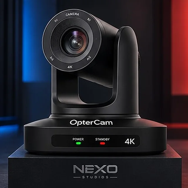 Cámara PTZ OpterCam 4K de NEXO Studios